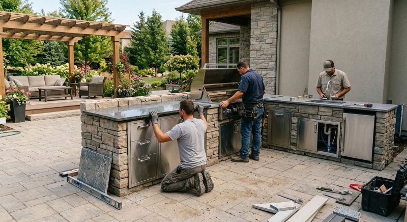 Outdoor Kitchen Installation Service