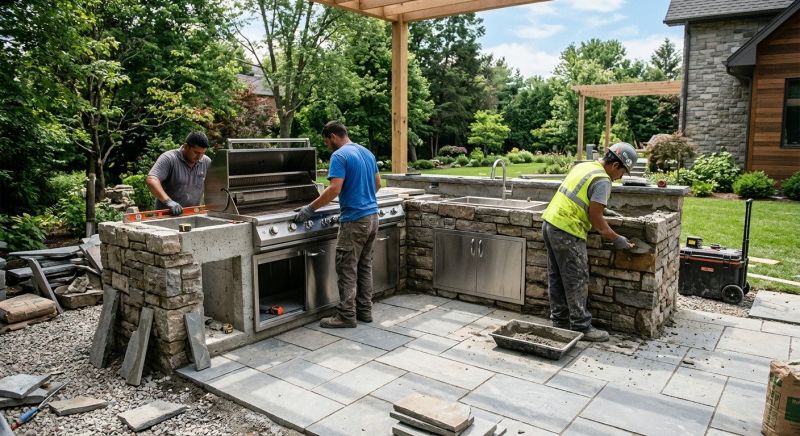 Outdoor Kitchen Installation Service